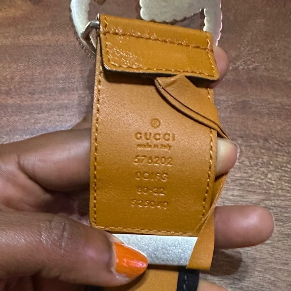 Gucci Double G Leather Tourchon Belt 'Brown' - Picture 13 of 16